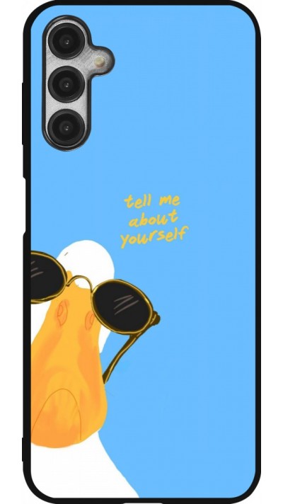 Samsung Galaxy A14 5G Case Hülle - Silikon schwarz Tell me about yourself Summer 2026