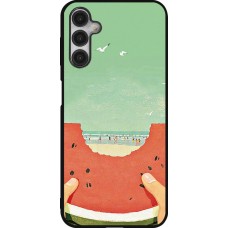 Samsung Galaxy A14 5G Case Hülle - Silikon schwarz Views through a watermelon Summer 2026