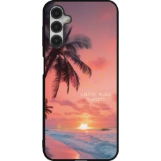Samsung Galaxy A14 5G Case Hülle - Silikon schwarz Watch more sunsets Summer 2026