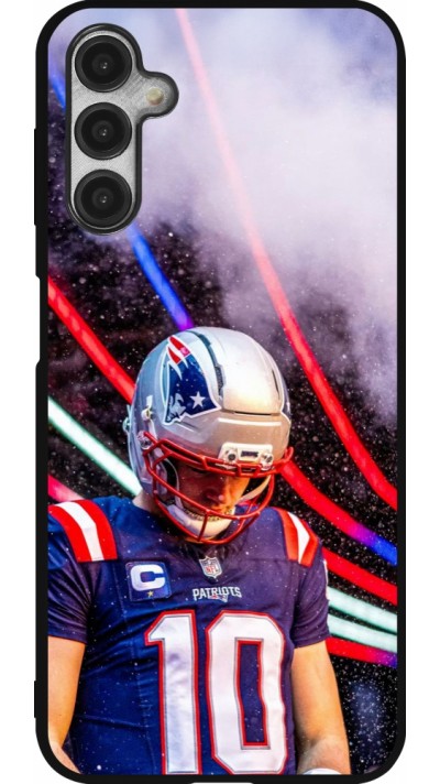 Coque Samsung Galaxy A14 5G - Silicone rigide noir Super Bowl 26 Patriots 3