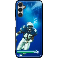 Coque Samsung Galaxy A14 5G - Silicone rigide noir Super Bowl 26 Seattle 1