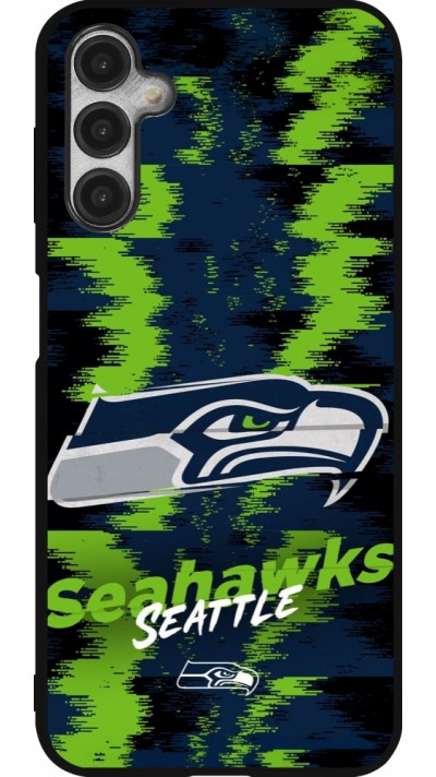 Coque Samsung Galaxy A14 5G - Silicone rigide noir Super Bowl 26 Seattle 2