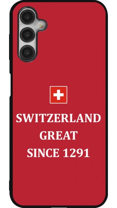 Samsung Galaxy A14 5G Case Hülle - Silikon schwarz Switzerland Great Since 1291
