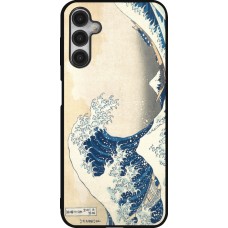 Coque Samsung Galaxy A14 5G - Silicone rigide noir Tableau art - La Grande Vague de Kanagawa - Hokusai