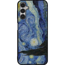 Coque Samsung Galaxy A14 5G - Silicone rigide noir Tableau art - La Nuit étoilée - Van Gogh