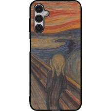 Coque Samsung Galaxy A14 5G - Silicone rigide noir Tableau art - Le Cri - Edvard Munch