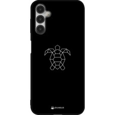 Samsung Galaxy A14 5G Case Hülle - Silikon schwarz Turtles lines on black