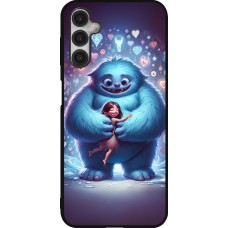 Coque Samsung Galaxy A14 5G - Silicone rigide noir Valentine 2024 Fluffy Love