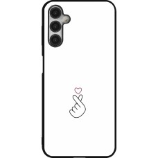 Samsung Galaxy A14 5G Case Hülle - Silikon schwarz Valentine 2024 heart by Millennials