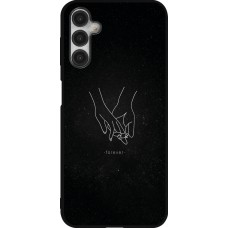 Samsung Galaxy A14 5G Case Hülle - Silikon schwarz Valentine 2023 hands forever