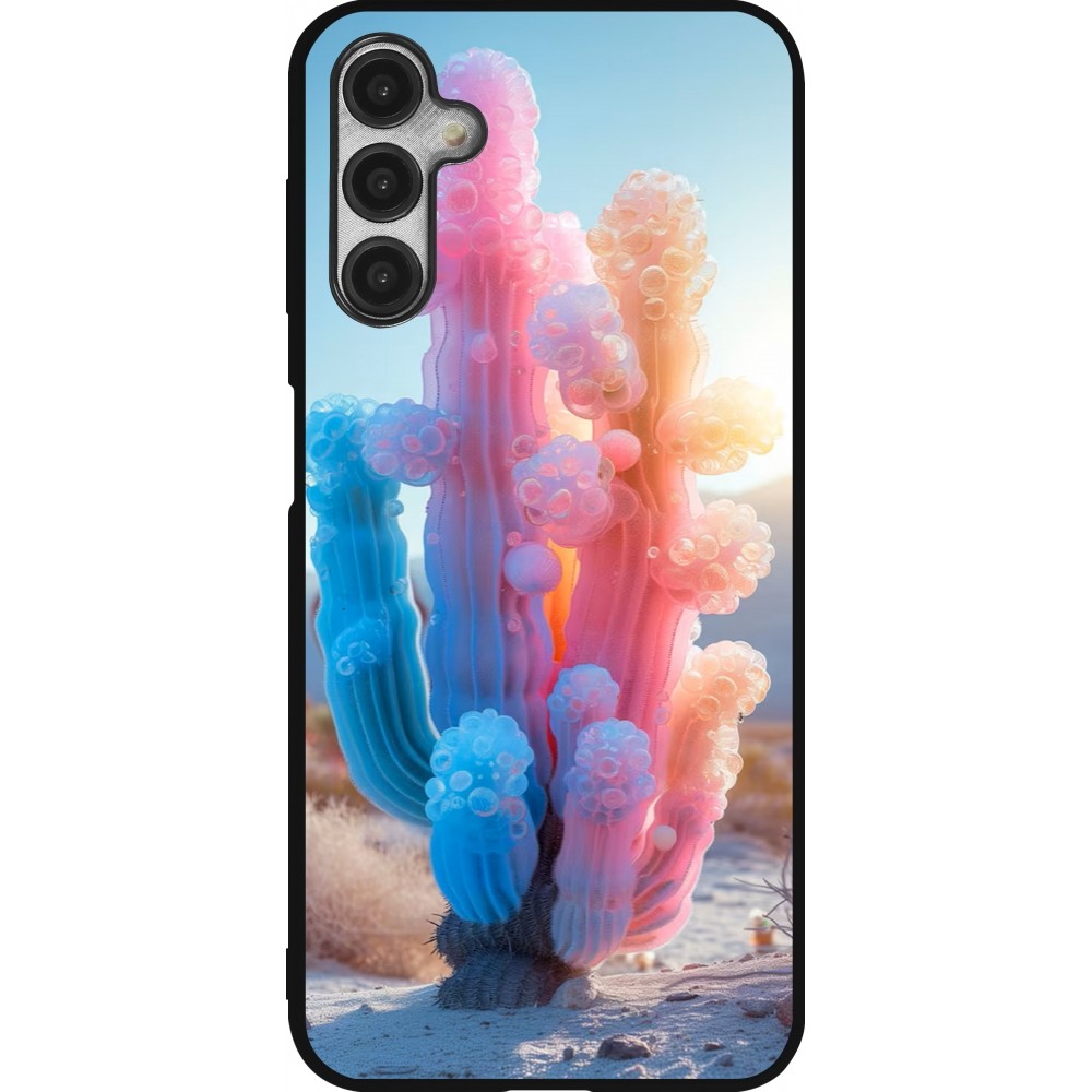 Coque Samsung Galaxy A14 5G - Silicone rigide noir Artificial vegetation 2025