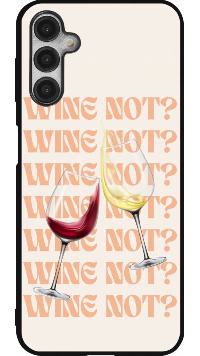 Samsung Galaxy A14 5G Case Hülle - Silikon schwarz Wine not