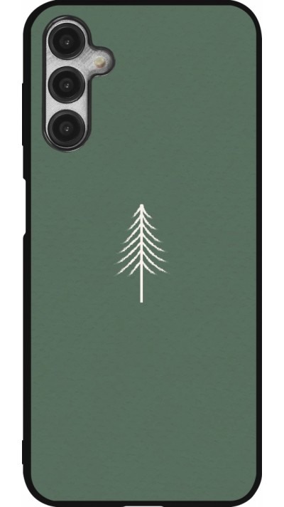 Samsung Galaxy A14 5G Case Hülle - Silikon schwarz Christmas 22 minimalist tree