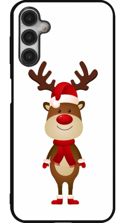 Coque Samsung Galaxy A14 5G - Silicone rigide noir Christmas 22 reindeer