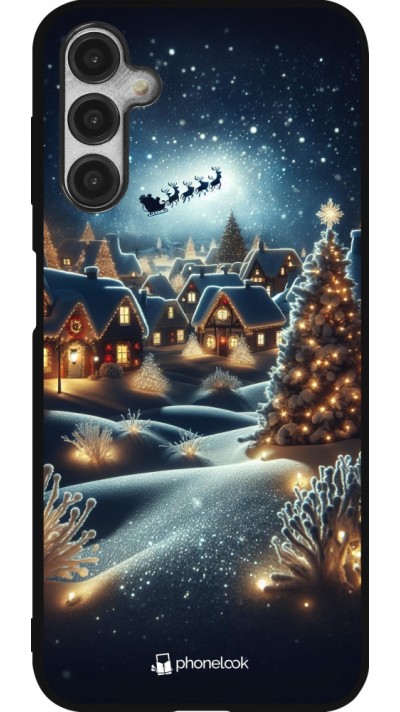 Coque Samsung Galaxy A14 5G - Silicone rigide noir Noël 2023 Christmas is Coming