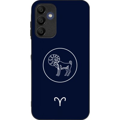 Coque Samsung Galaxy A15 - Silicone rigide noir Astrologie Bélier