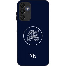 Coque Samsung Galaxy A15 - Silicone rigide noir Astrologie Capricorne
