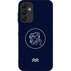 Samsung Galaxy A15 Case Hülle - Silikon schwarz Astrologie Wassermann