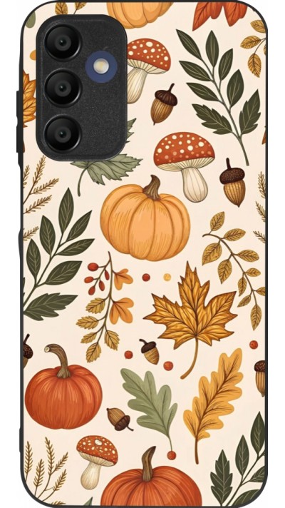 Coque Samsung Galaxy A15 - Silicone rigide noir Autumn 25 Autumn pattern