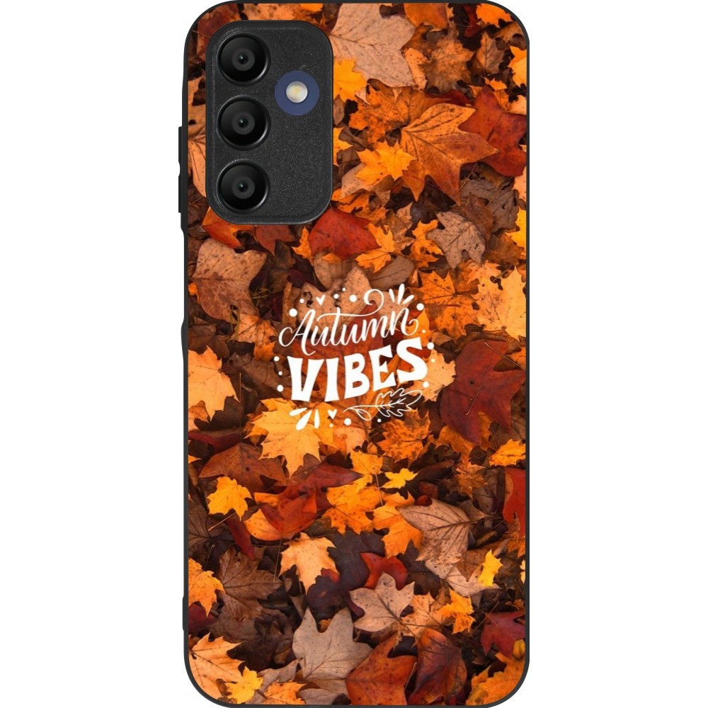 Samsung Galaxy A15 Case Hülle - Silikon schwarz Autumn 25 Autumn vibes