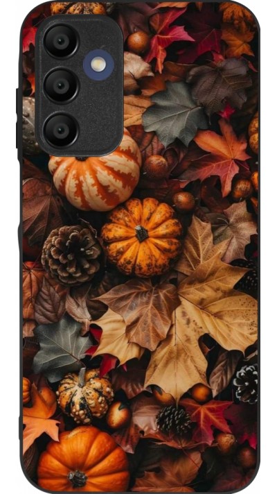 Coque Samsung Galaxy A15 - Silicone rigide noir Autumn 25 Pumpkin