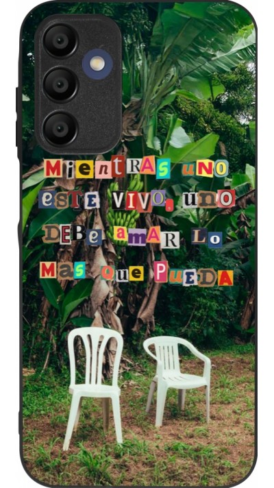 Coque Samsung Galaxy A15 - Silicone rigide noir Chairs DTMF