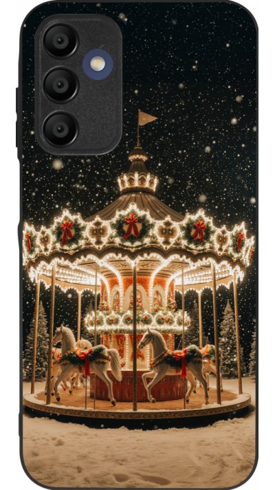 Coque Samsung Galaxy A15 - Silicone rigide noir Christmas 25 Carousel
