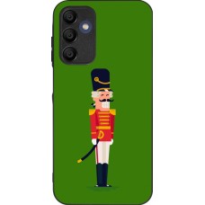 Coque Samsung Galaxy A15 - Silicone rigide noir Christmas 25 Nutcracker Green