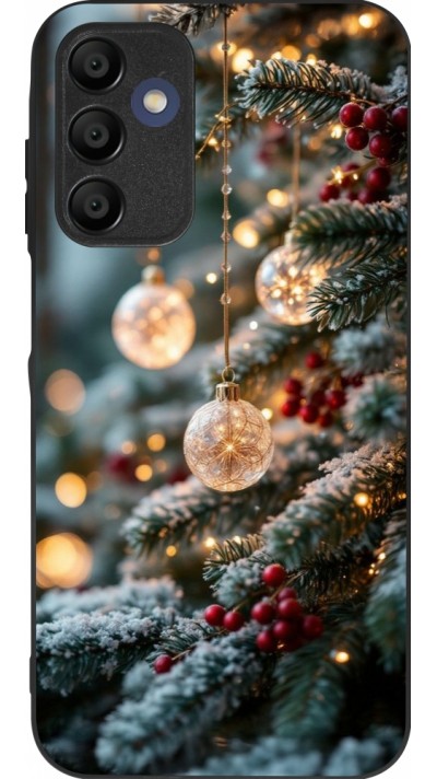 Coque Samsung Galaxy A15 - Silicone rigide noir Christmas 25 Xmas Decorated Tree