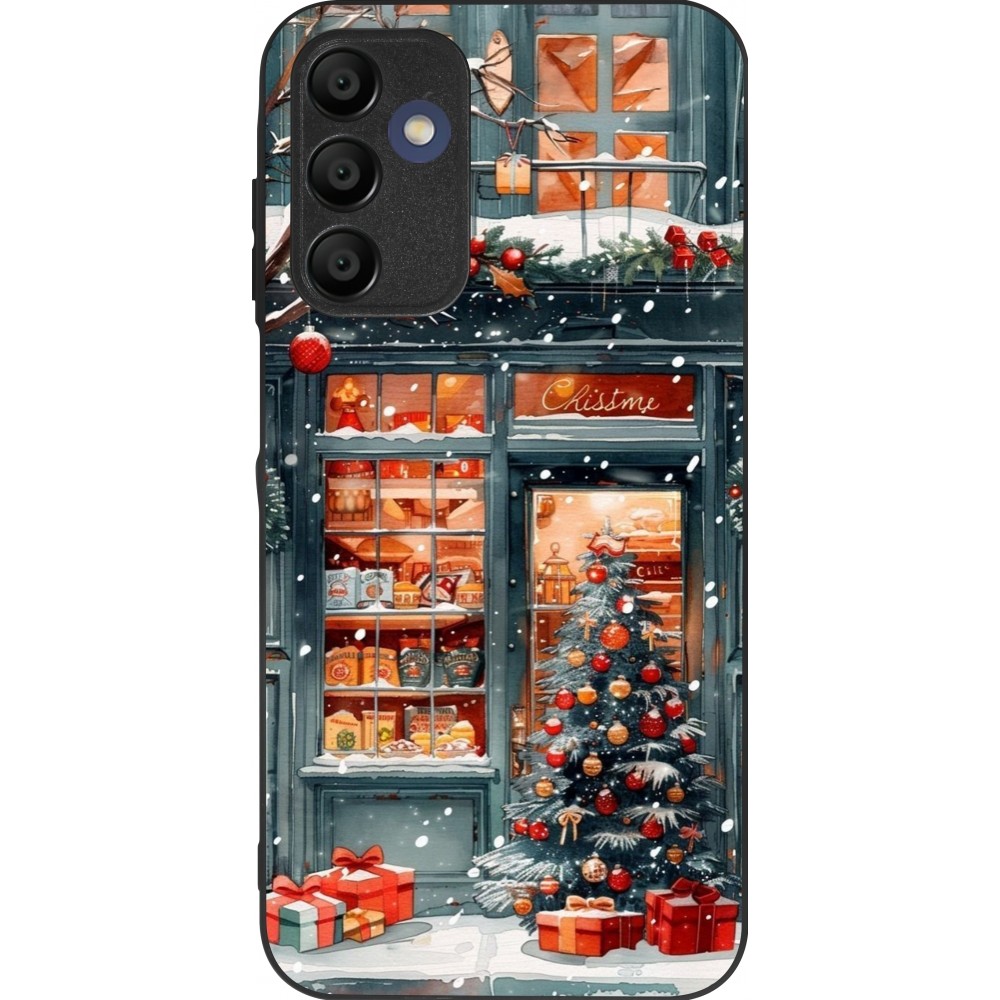 Coque Samsung Galaxy A15 - Silicone rigide noir Christmas 25 Xmas Shop