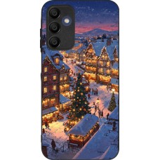 Coque Samsung Galaxy A15 - Silicone rigide noir Christmas 25 Xmas Village
