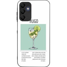 Coque Samsung Galaxy A15 - Silicone rigide noir Cocktail recette Hugo