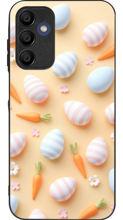 Coque Samsung Galaxy A15 - Silicone rigide noir Easter 2026 Pattern Easter