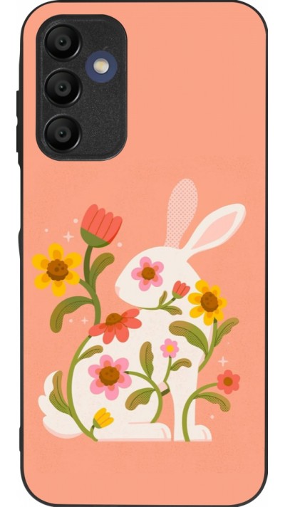 Coque Samsung Galaxy A15 - Silicone rigide noir Easter 2026 Rabbit collage
