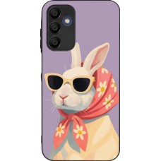 Coque Samsung Galaxy A15 - Silicone rigide noir Easter 2026 Rabbit with scarf