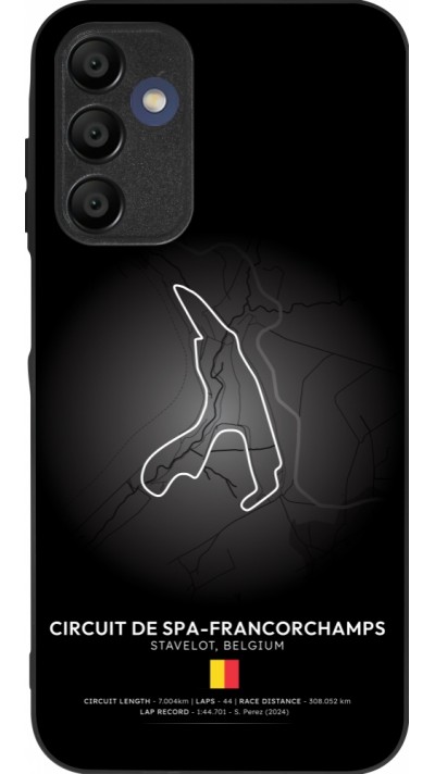 Coque Samsung Galaxy A15 - Silicone rigide noir F1 Track 2025 Belgium