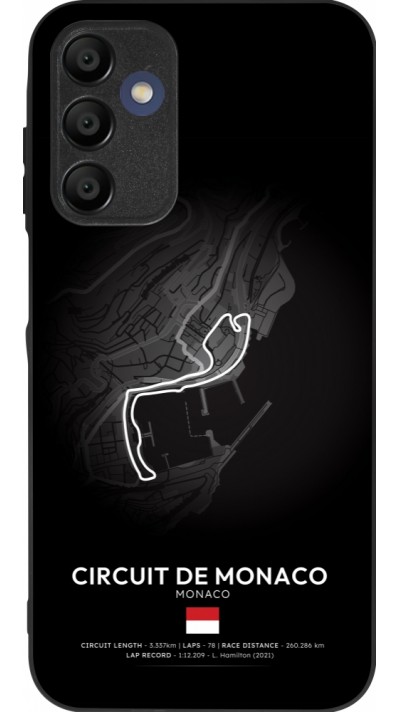 Coque Samsung Galaxy A15 - Silicone rigide noir F1 Track 2025 Monaco
