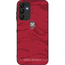Coque Samsung Galaxy A15 - Silicone rigide noir Maillot de football Corée du Sud 2026 personnalisable