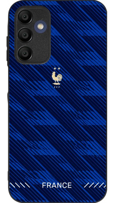 Coque Samsung Galaxy A15 - Silicone rigide noir Maillot de football France 2026 personnalisable