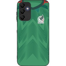 Coque Samsung Galaxy A15 - Silicone rigide noir Maillot de football Mexique 2022 personnalisable