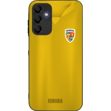 Coque Samsung Galaxy A15 - Silicone rigide noir Maillot de football Roumanie
