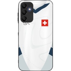 Samsung Galaxy A15 Case Hülle - Silikon schwarz Schweiz Away personalisierbares Fussballtrikot