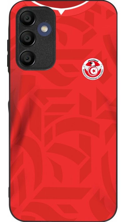 Coque Samsung Galaxy A15 - Silicone rigide noir Maillot de football Tunisie 2022 personnalisable