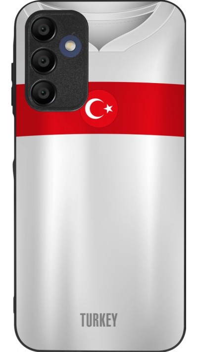 Coque Samsung Galaxy A15 - Silicone rigide noir Maillot de football Turquie personnalisable