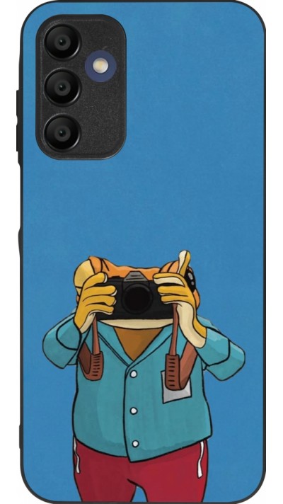 Coque Samsung Galaxy A15 - Silicone rigide noir Frog with camera DTMF