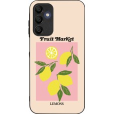 Samsung Galaxy A15 Case Hülle - Silikon schwarz Fruit market lemons 2026
