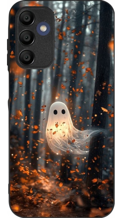 Samsung Galaxy A15 Case Hülle - Silikon schwarz Halloween 2025 Ghost in the forest