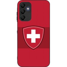 Coque Samsung Galaxy A15 - Silicone rigide noir Hockey World Championship Ecusson Suisse