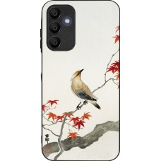 Coque Samsung Galaxy A15 - Silicone rigide noir Japanese Bird