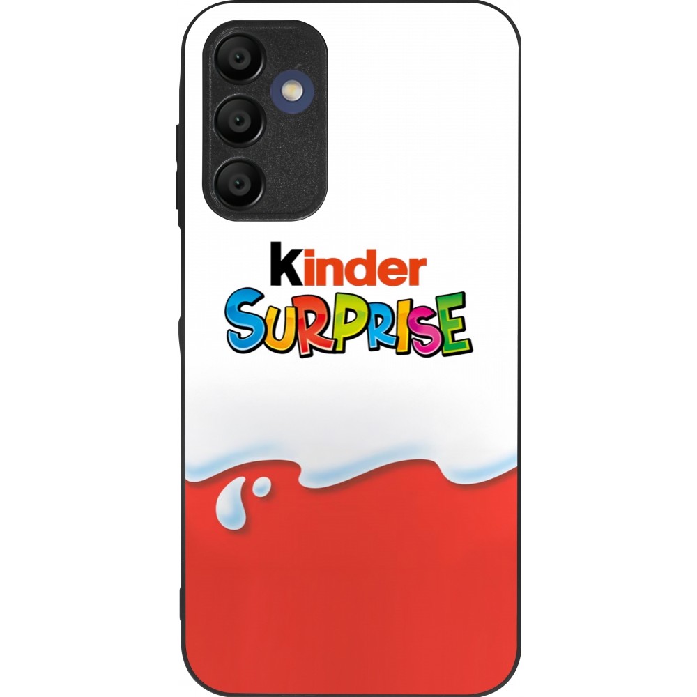 Coque Samsung Galaxy A15 - Silicone rigide noir Kinder Surprise